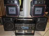 Radiomagnetofon Sanyo C35 PRL Dodatkowe Kolumny