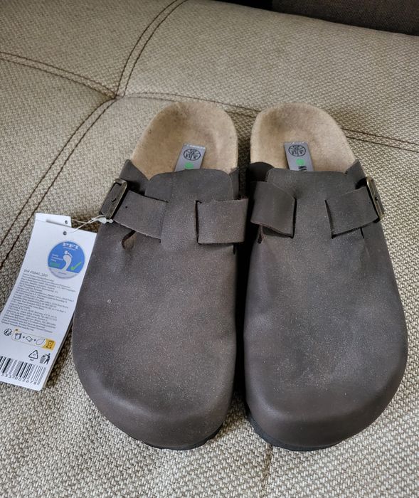 Сабо. Тапочки зимові. Шкіра