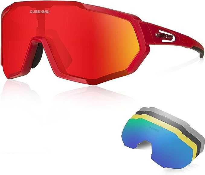 Nowe okulary rowerowe / okulary w góry /Queshark / 1329-cz