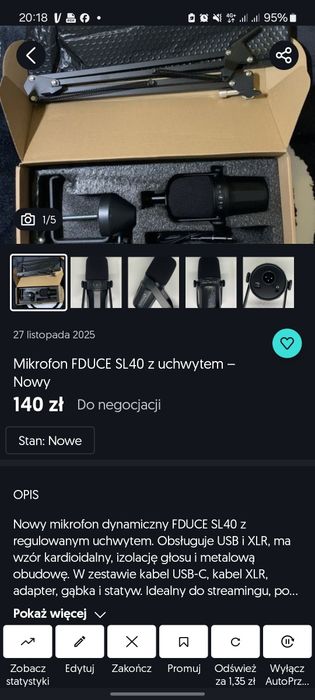 Mikrofon fduce sl40
