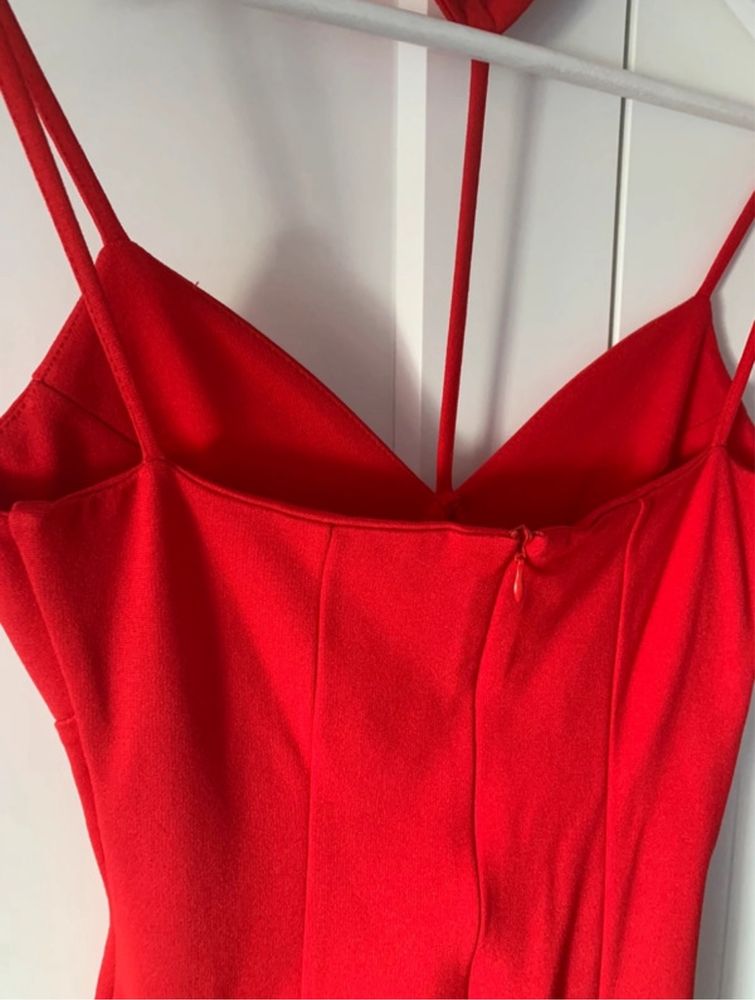 Nowa Czerwona sukienka bodycoon Sugarfree Xs