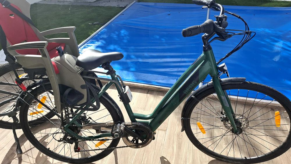 Bicicleta citadina elétrica berg