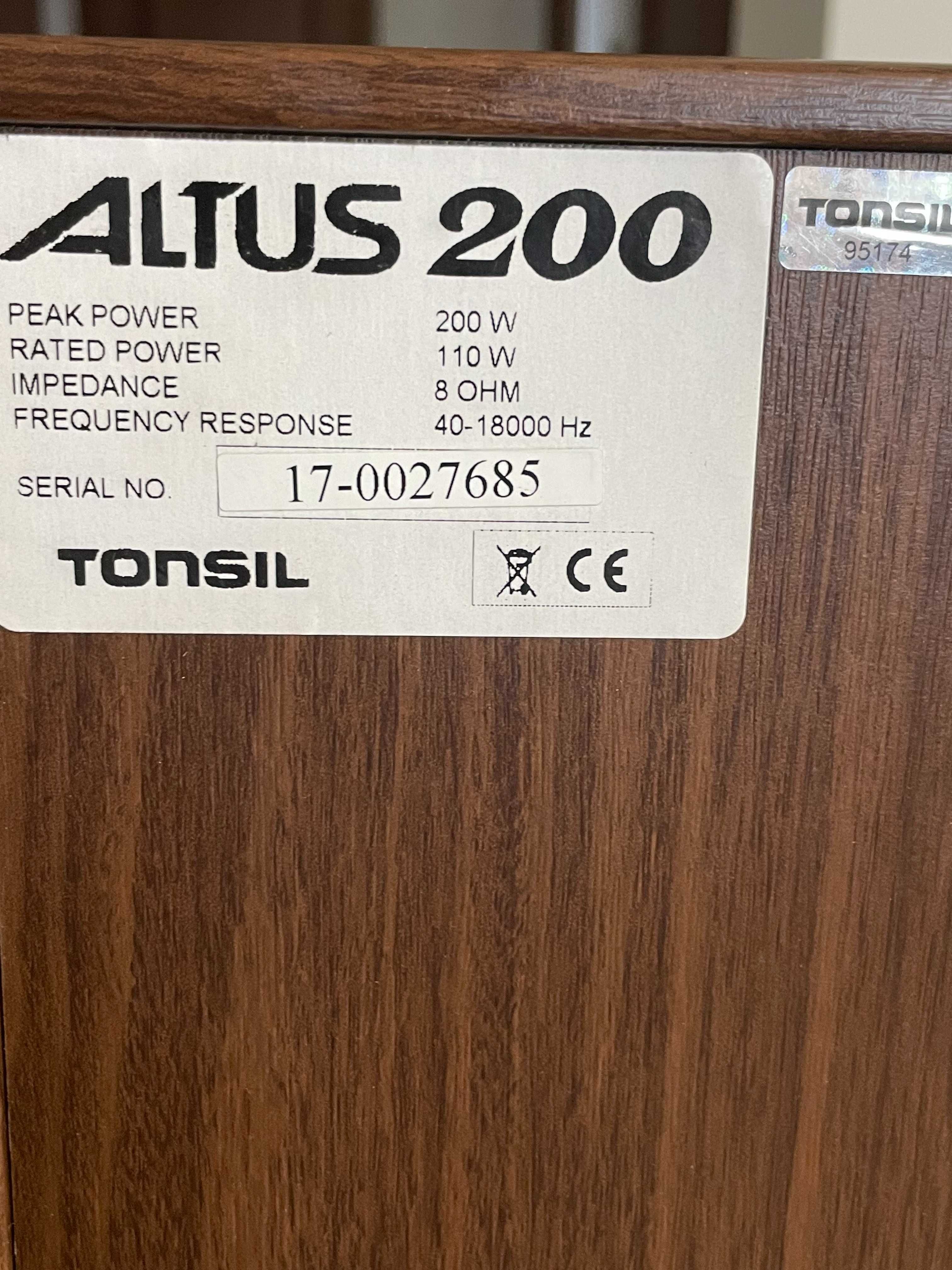 Kolumny TONSIL ALTUS 200