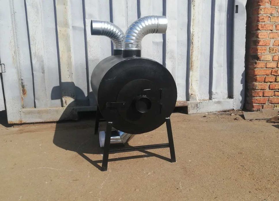 РАСПРОДАЖА! до 197 м3! 5 мм! Обдув! Печь Буржуйка Булерьян Turbo