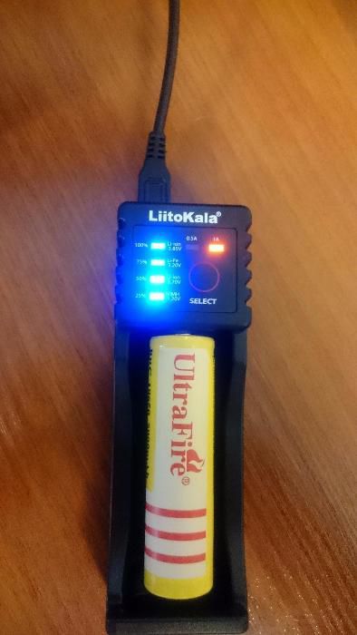 Зарядное устройство 18650 LiitoKala lii-100 Li-ion + PowerBank зарядка
