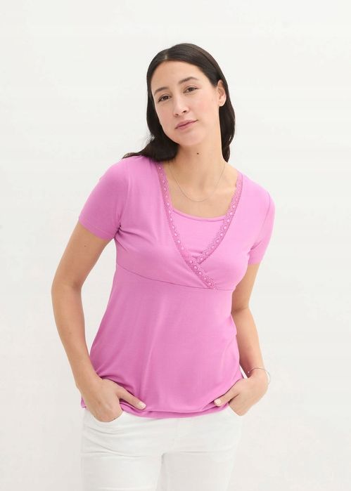 B.P.C bluzka ciążowa i do karmienia różowa 40/42.