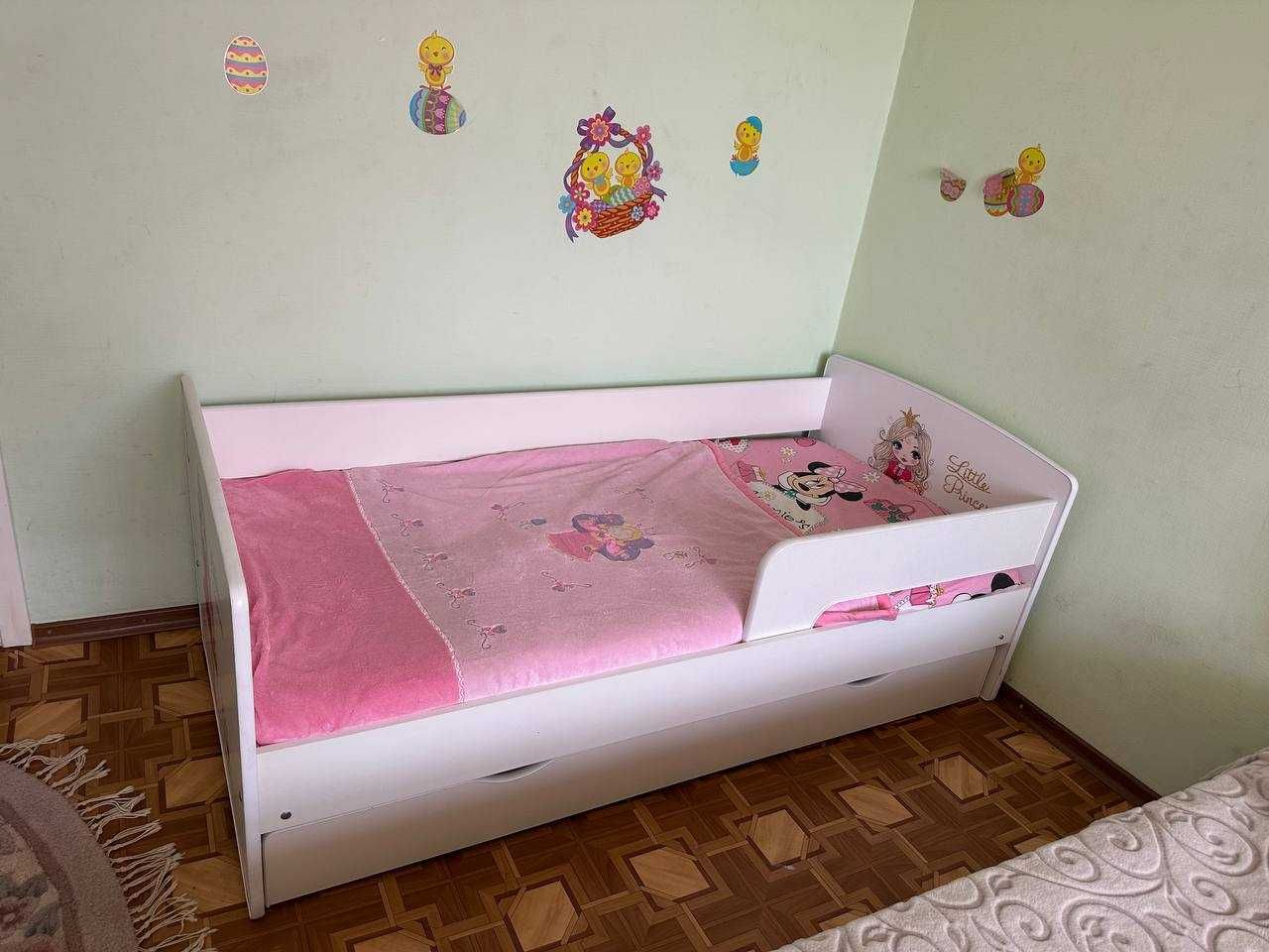 Кровать детская подростковая 170х80 decOKids Little Princess+матрац
