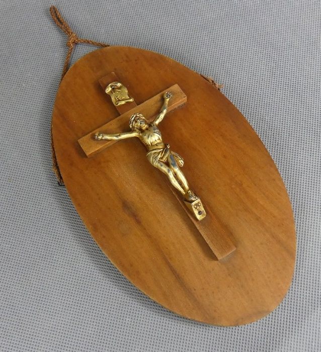 Wiszący obrazek Krzyż JEZUS drewno