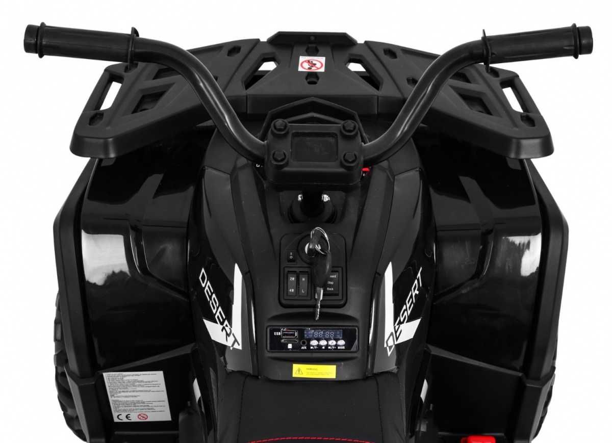 Pojazd Quad dla dzieci ATV Desert 4x4 czarny XMX-607