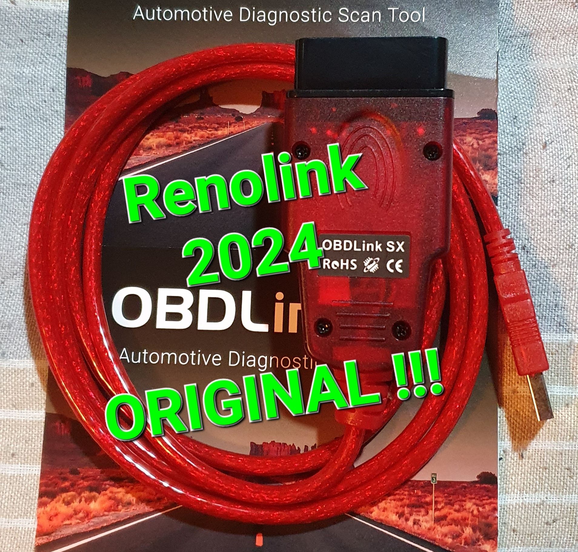 Oficial Renolink Licenciado v2.13 2024 OBD2 Programador ECU Original