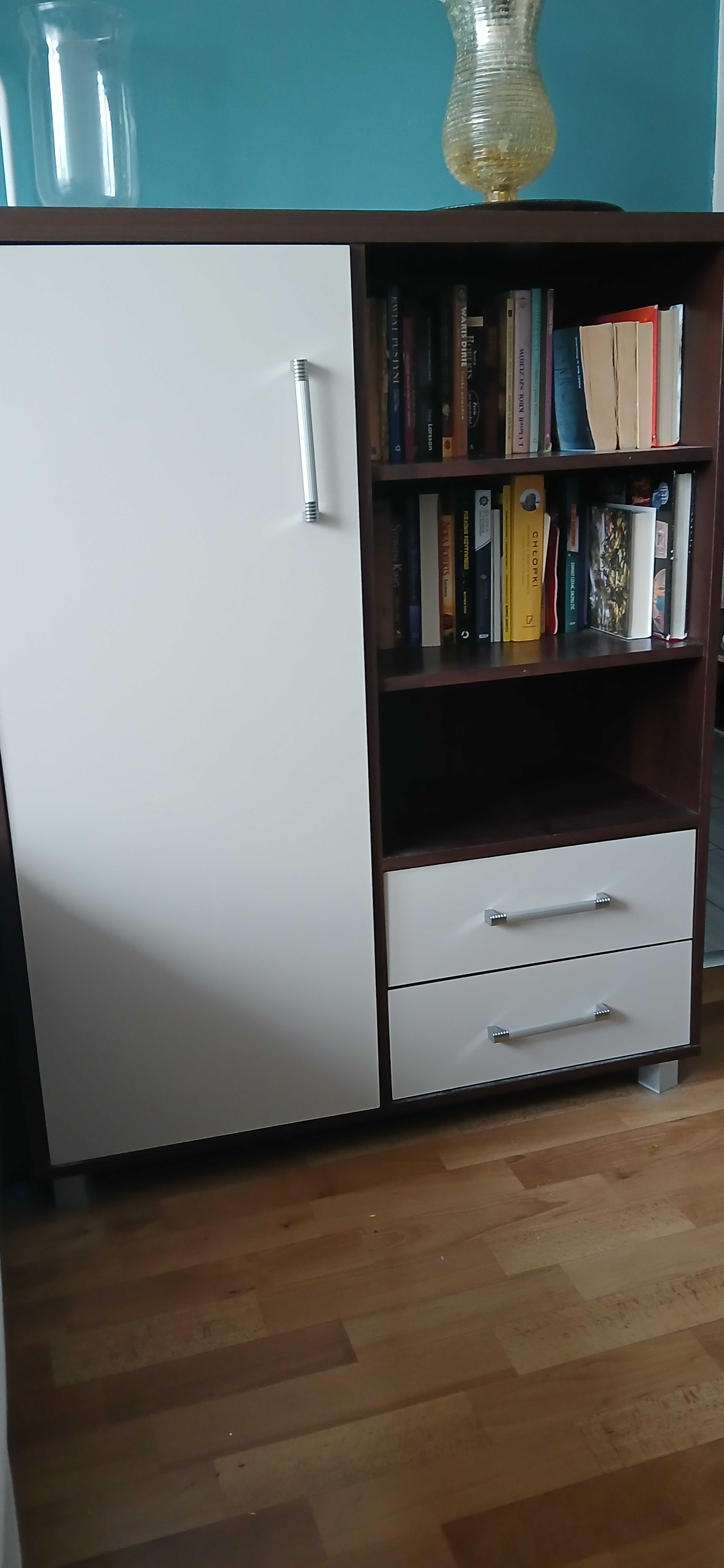 Sprzedam biurko,komodę,półkę,stelaż i ramę łózka(komplet).
