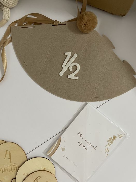 Набір для фото по місяцям , ковпак на піврочку