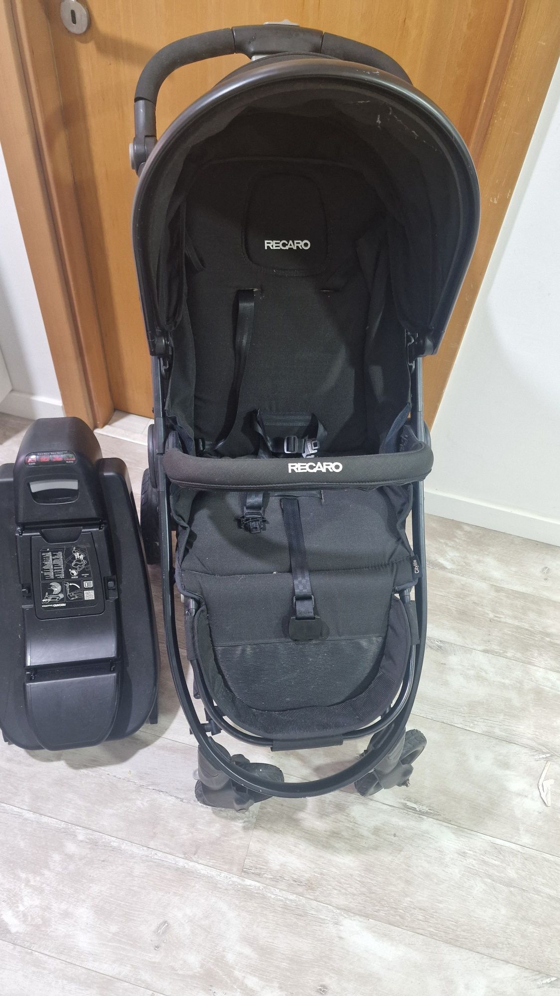 Trio Recaro - Carrinho+Cadeira+Isofix