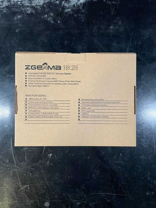 Zgemma H8.2H Enigma2 Linux Smart Box – Novo Selado