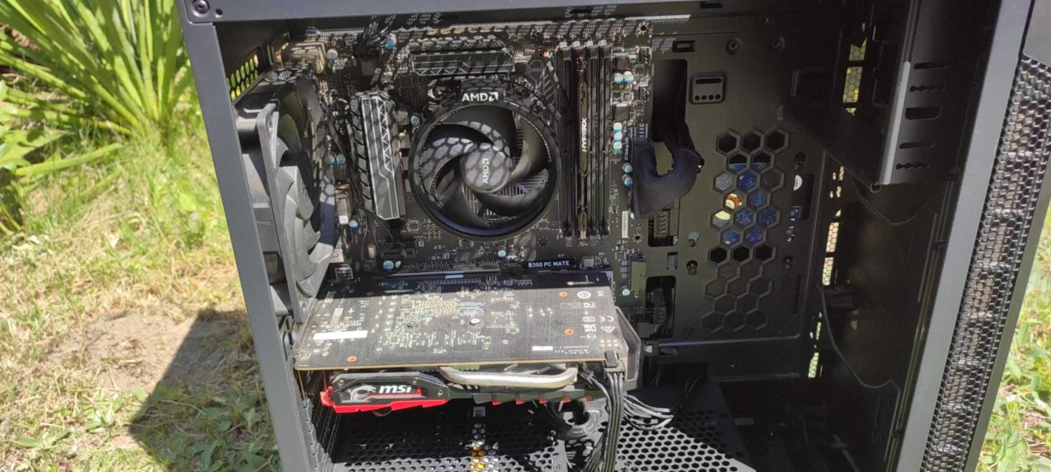 Komputer stacjonarny Ryzen 5/GTX 1050 2gb/8gb DDR4/HDD/SSD/Gamingowy