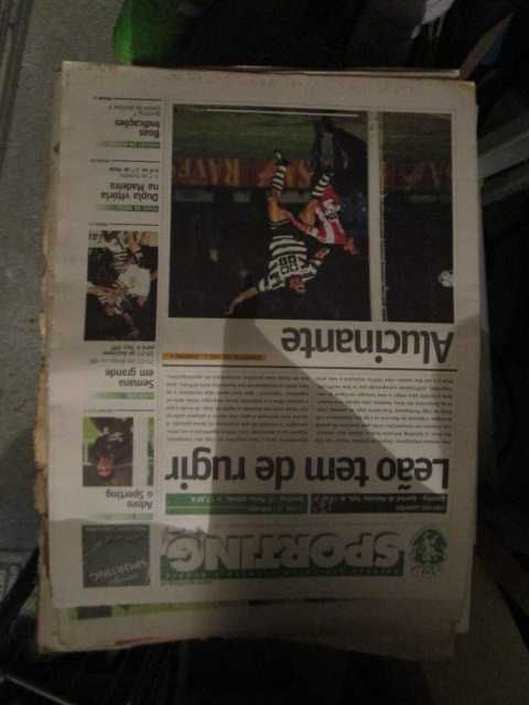 jornais antigos SCP Sporting Competições europeais UEFA