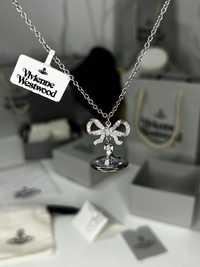 Vivienne Westwood bow necklace подвеска с бантиком