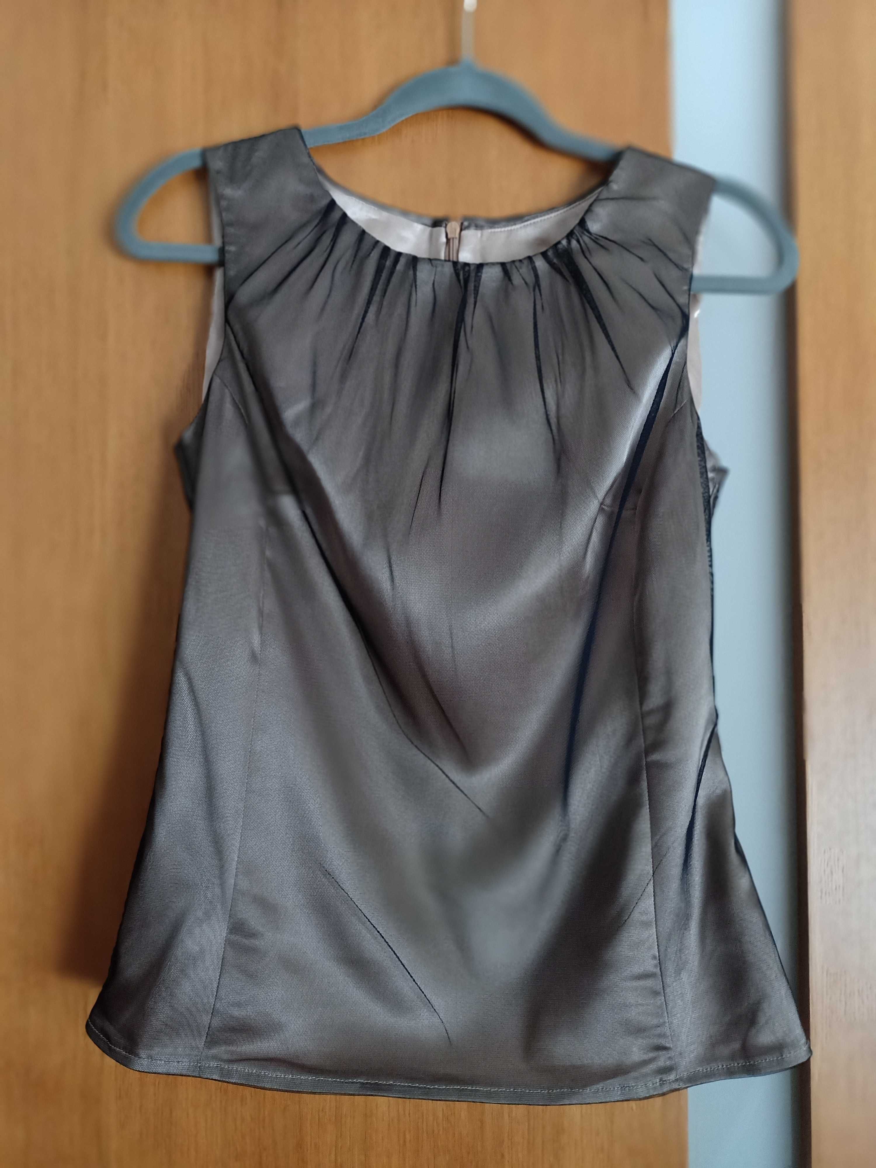 Bluzka top błyszczący marki KMX Fashion S/36 nowa z metką