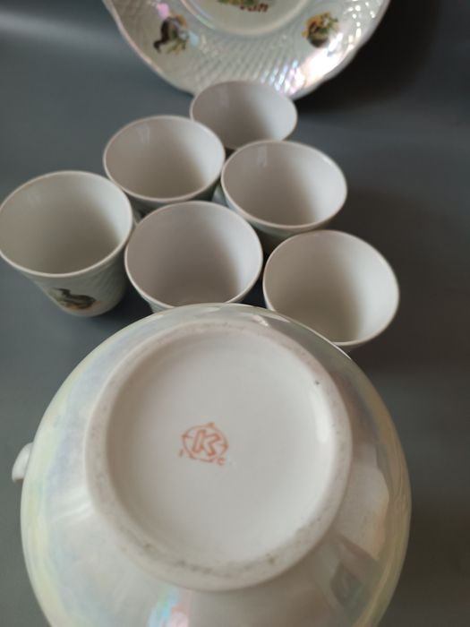 Фарфоровий набір для напоїв "Полювання"