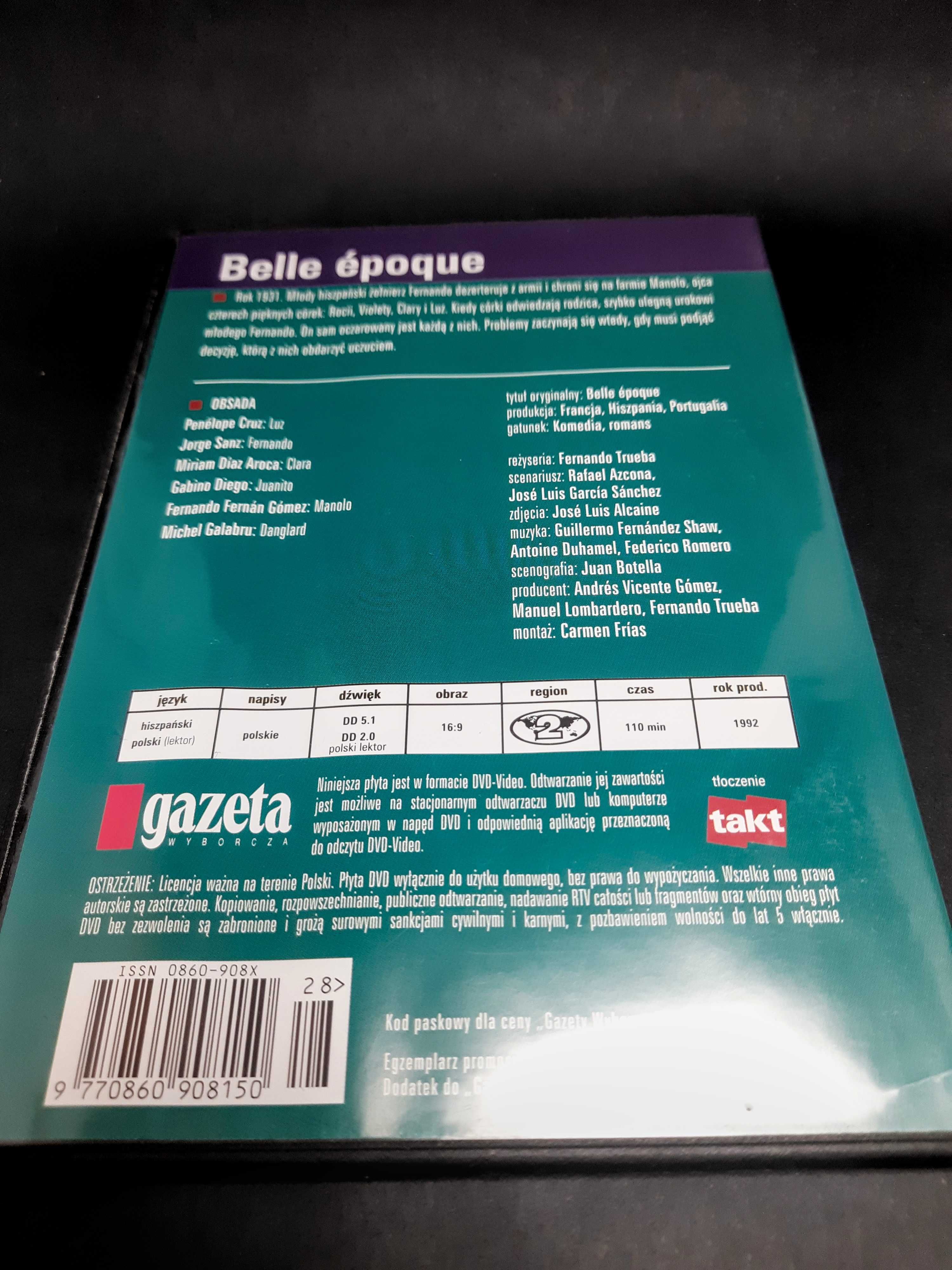 Belle Epoque płyta DVD