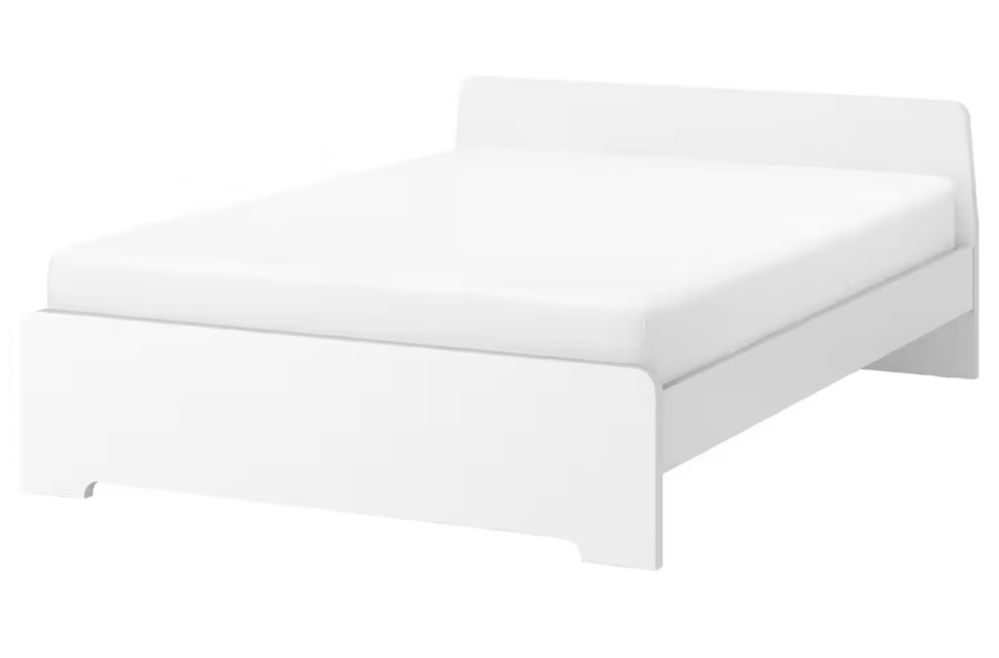 Estrutura cama branco com estrado 140x200 - Askvoll ikea