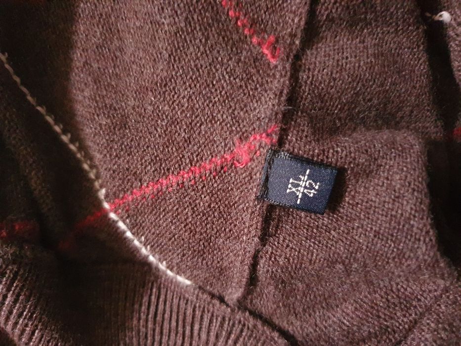 Camisola padrão argyle