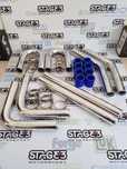 Kit Tubagem Alumínio IC intercooler 57mm 63mm silicone vag s3 bmw e36