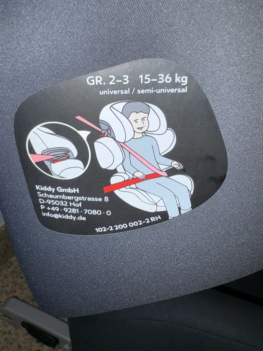 Fotel samochodowy Kiddy Cruiserfix 3