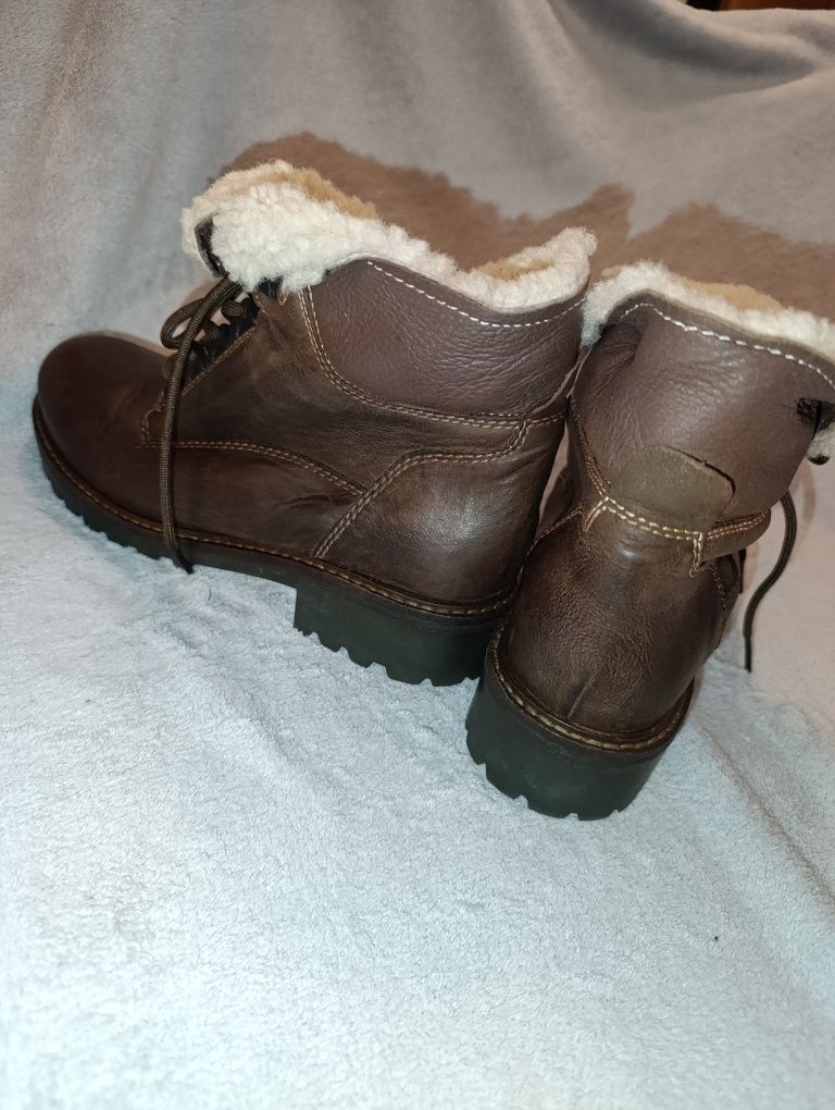 Trapery 39 buty trekkingowe 39 botki damskie 39 SKÓRA