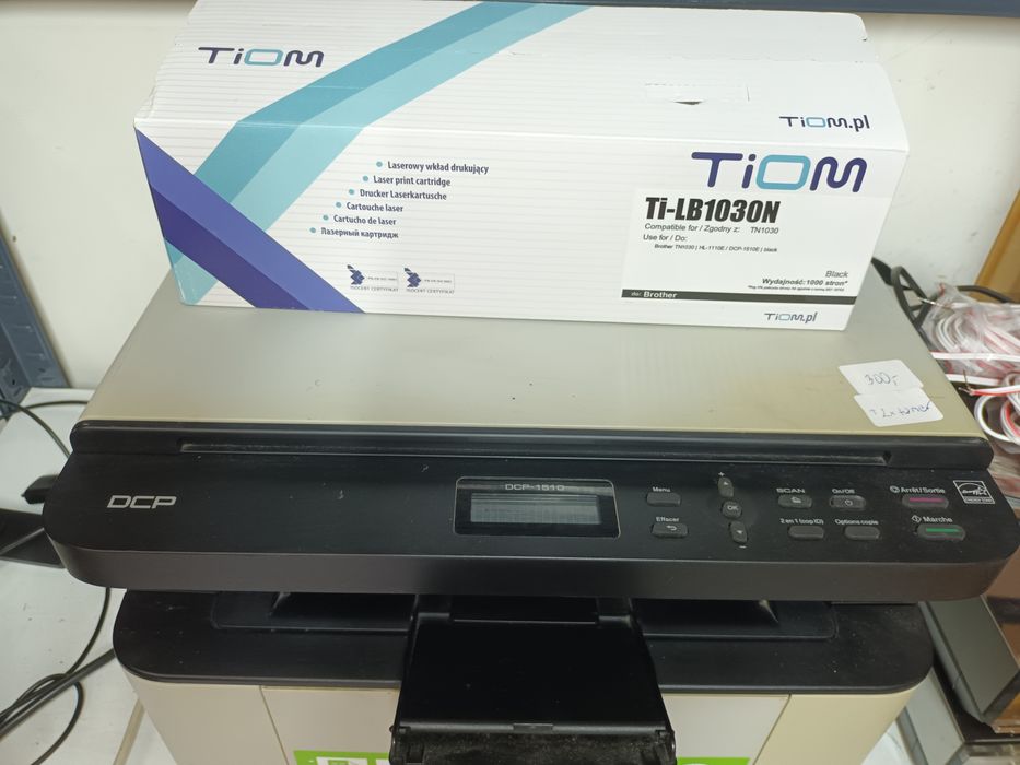Drukarka laserowa Brother DCP-1510 scan kopiowanie czarna