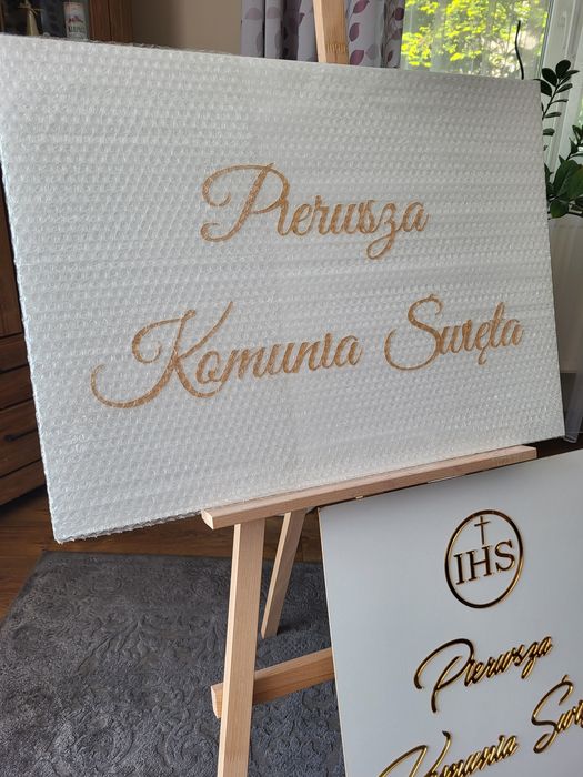 Tablica Pierwsza Komunia Święta