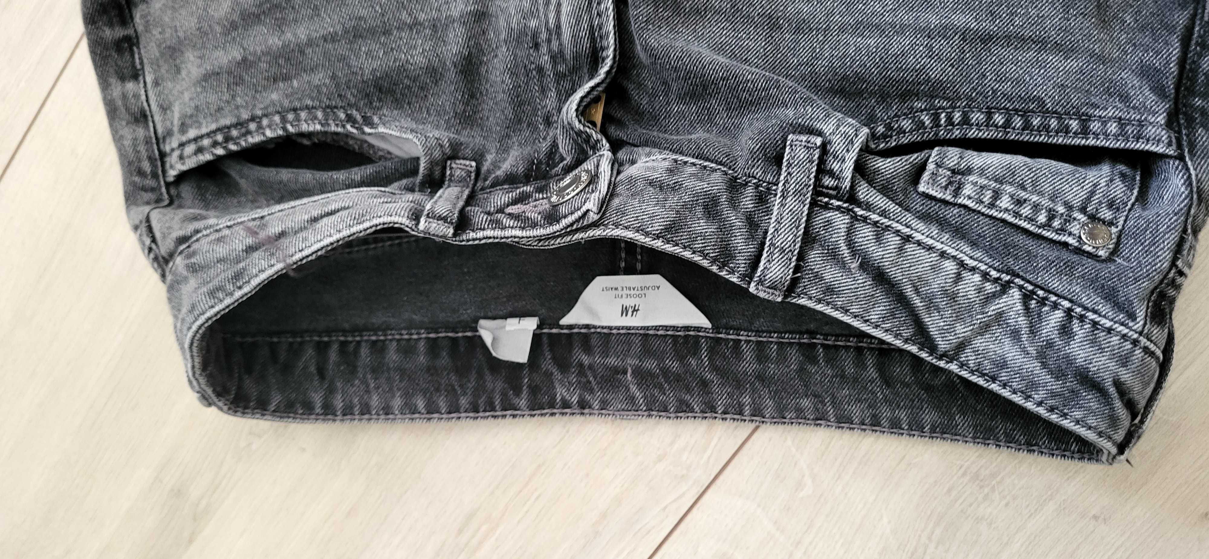 Spodnie chlopiec baggy jeans 2 szt H&M rozm 164