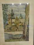 Akwarela. Wawel. A. Vorobiov 1995r