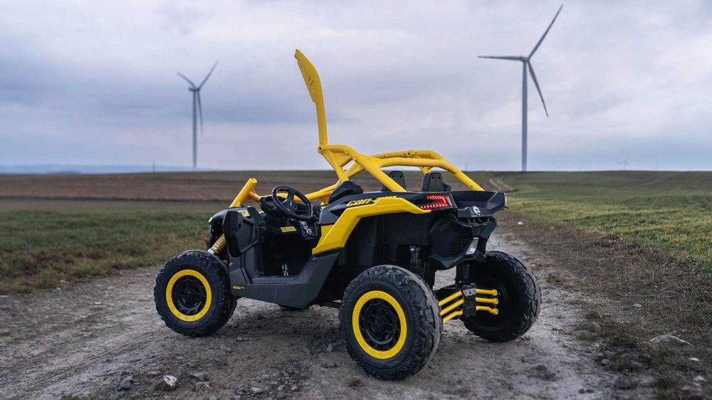 Duże dwuosobowe auto na akumulator CAN-AM MAVERICK 4x200W 24V pilot