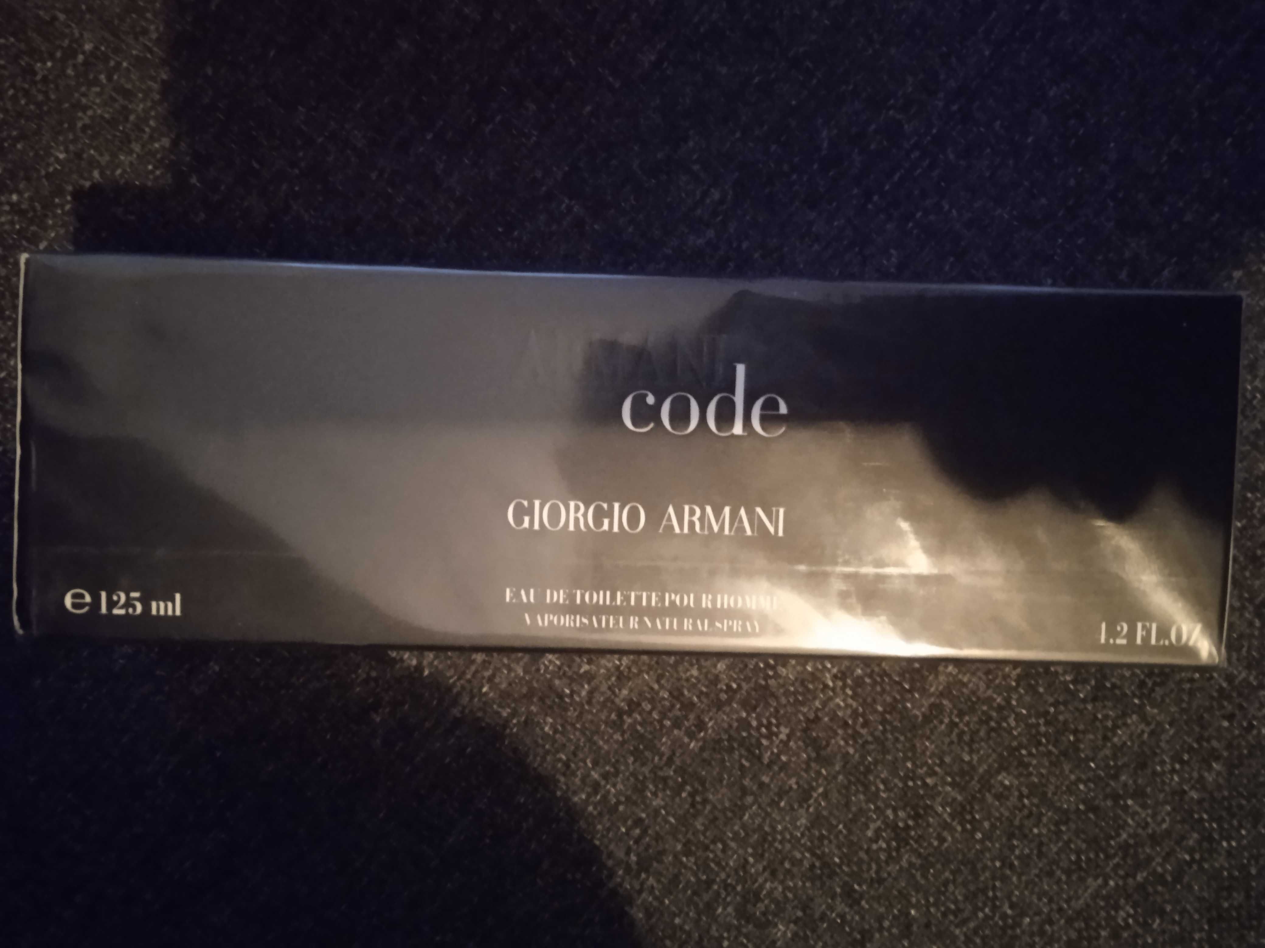 Nowa woda toaletowa Armani Code 125 ml