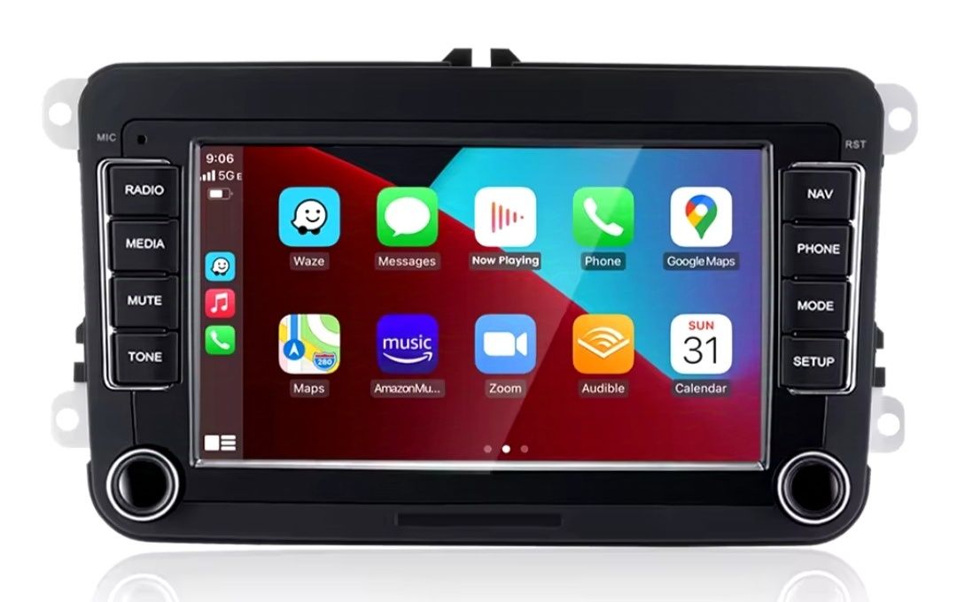Autorádio Rádio Vw Volkswagen Carplay Android