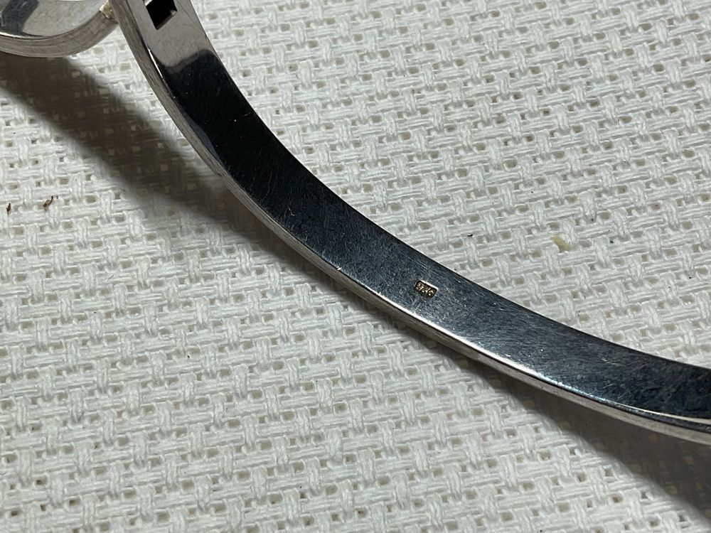 Pulseira em prata com punção Águia