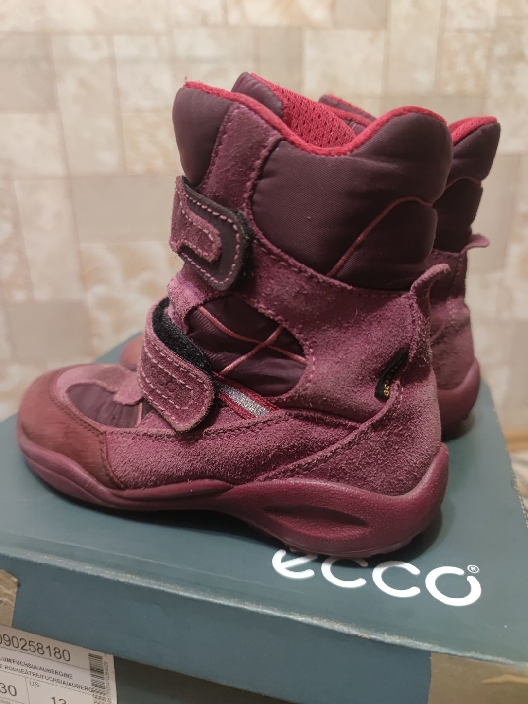 Термо ботинки Ecco Экко c gore-tex, р. 30, ст. 19см. .