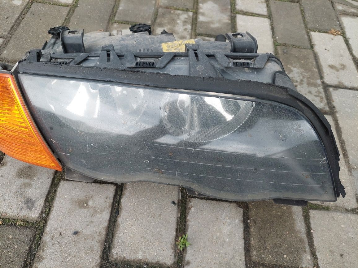 lampa przod przednia lewa prawa bmw e46 sedan kombi przedlift