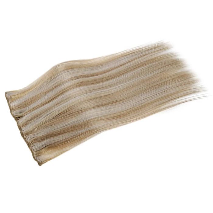 Doczepy włosy Blond 40cm 50g Naturalne