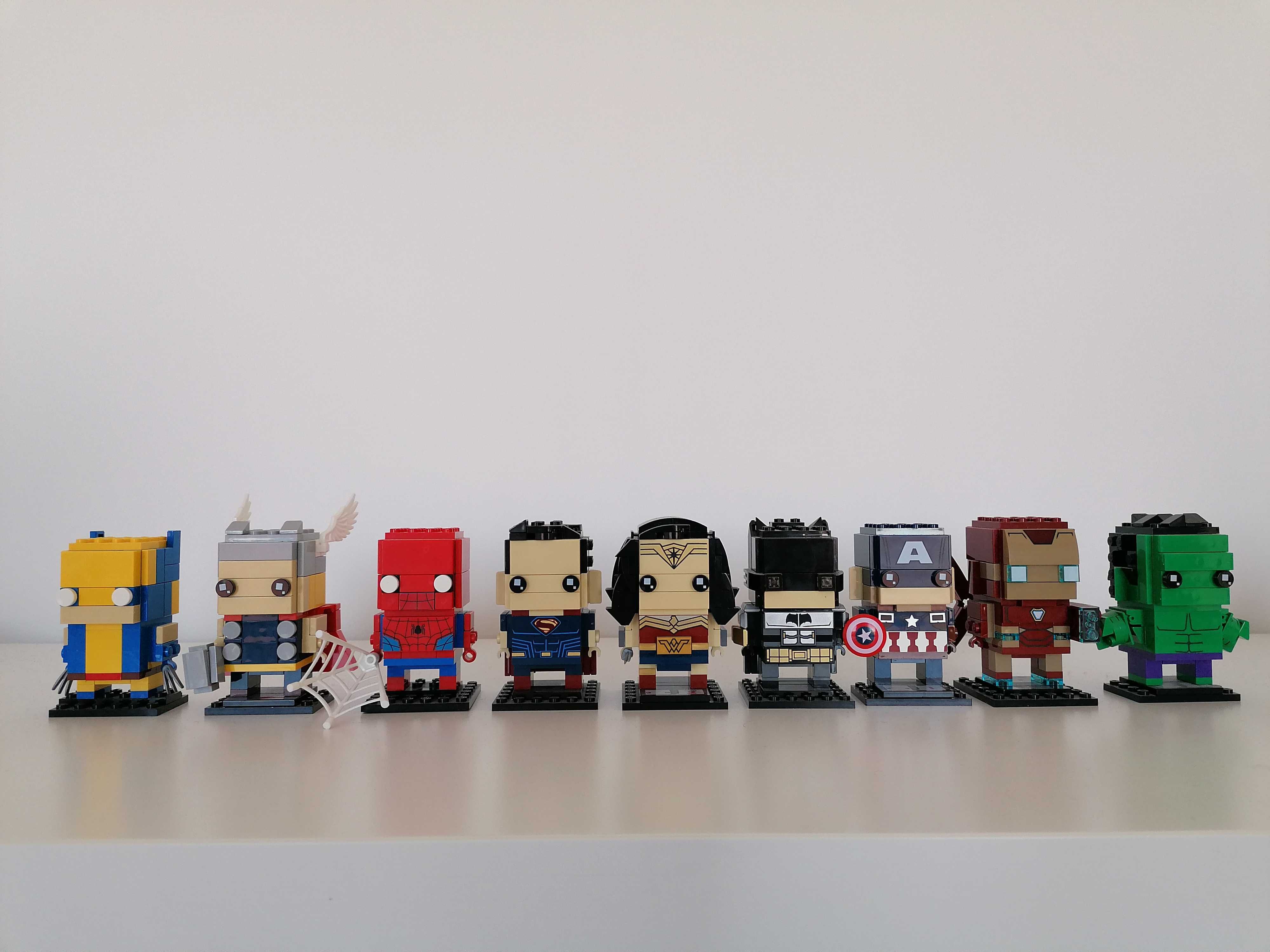 Lego Brickheadz - Marvel e DC