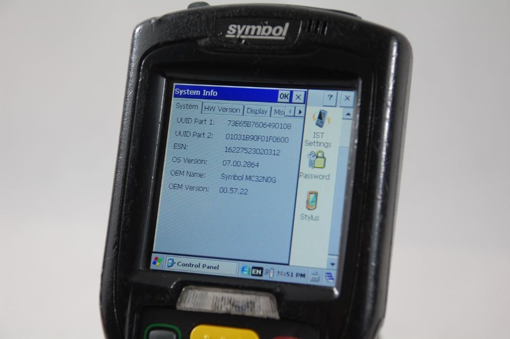 Symbol MC32N0 MC3200 термінал збору даних 2D CE7.0 ТСД сканер ПОШТА