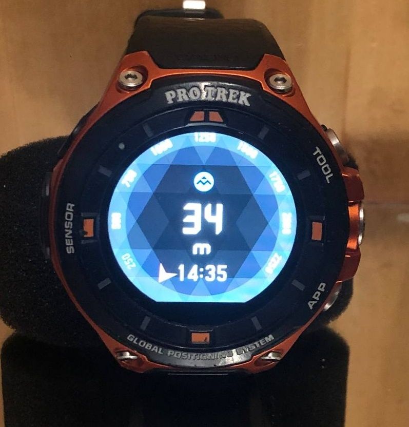 Casio Smart Watch Outdoor Orange WSD-F20
