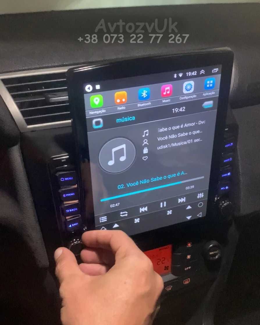 Магнитола TIPO Fiat STILO EGEA CROMA Крома Типо Стило CarPlay Android