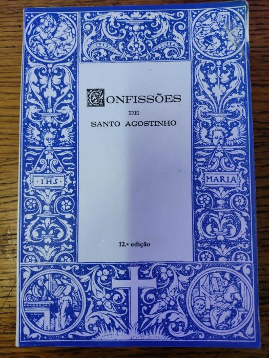 Livro Confissões De Santo Agostinho 12º ediçao