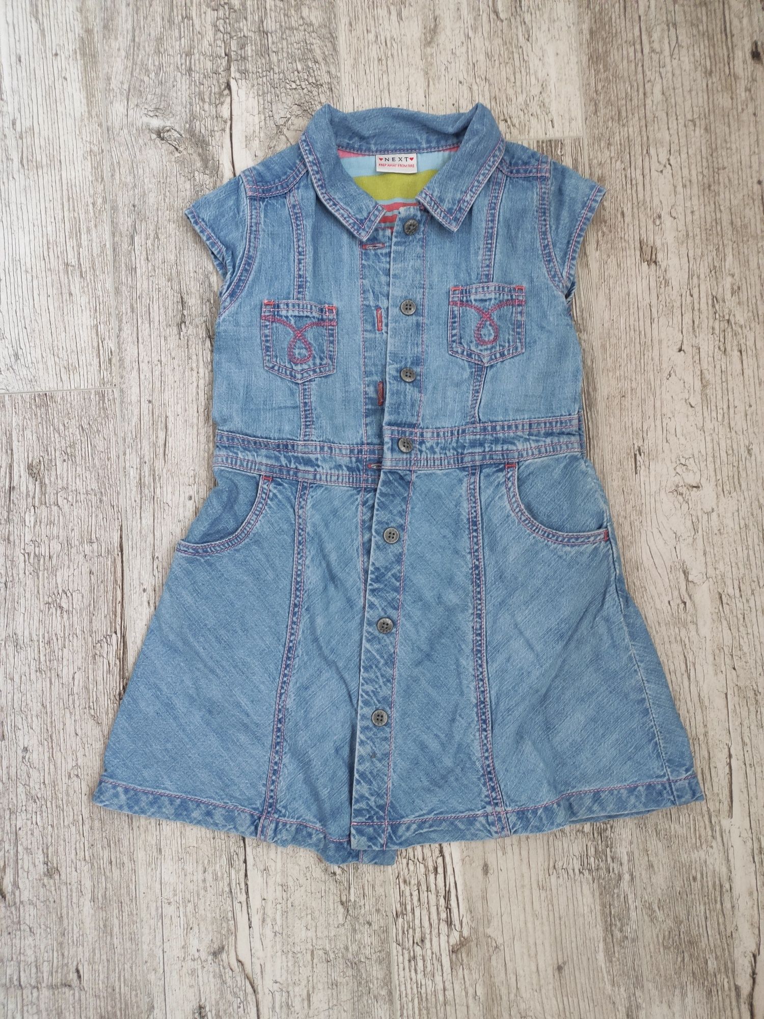Sukienka jeansowa 98