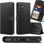 Etui Z Klapką Samsung Galaxy A 13 5G / A04S Czarne Case Obudowa Vakoo