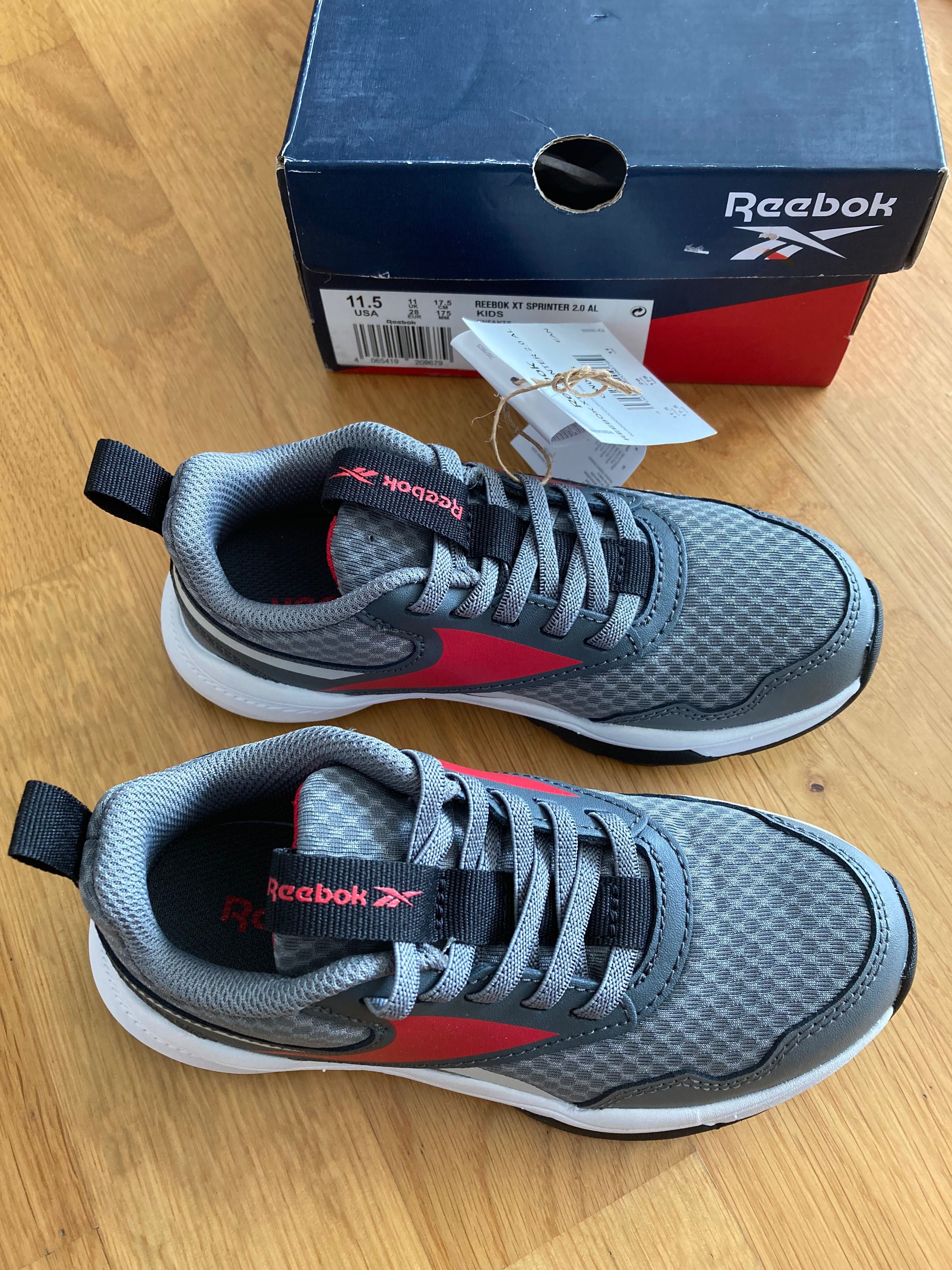 NOWE Reebok Sprinter 2.0 szaro czerwone 27,5 lub 28