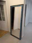 Duże, solidne lustro 172x72 w drewnianej oprawie