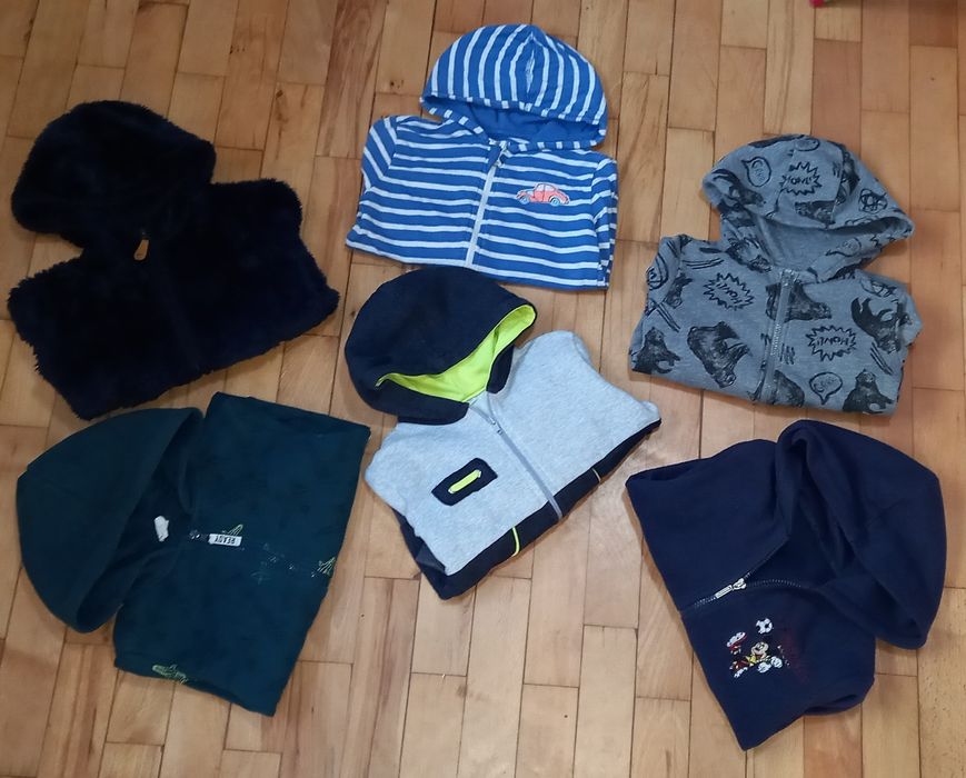 Bluza chłopięca 6 szt, kpl, zestaw Cool club i inne 116 plus koszulki